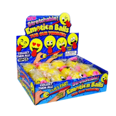 Novelty Sticky Tongue Tugger 5cm FLASHING Novelty Sticky Tongue Tugger 5cm FLASHING