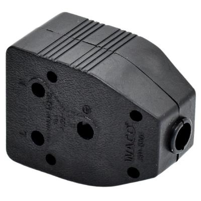 WACO – Rubber Janus Coupler 16A 3PIN Double Sided WACO – Rubber Janus Coupler 16A 3PIN Double Sided