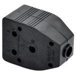 WACO – Rubber Janus Coupler 16A 3PIN Double Sided WACO – Rubber Janus Coupler 16A 3PIN Double Sided
