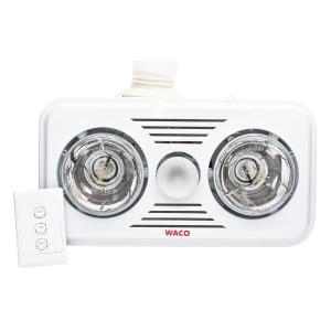 WACO – Bathroom Heater / 2 Light Rectangular Ceiling Bathroom Heater WACO – Bathroom Heater / 2 Light Rectangular Ceiling Bathroom Heater