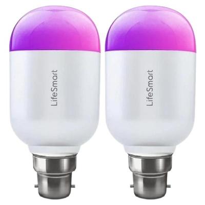 LifeSmart – BLEND RGB LED Light Bulb Bayonet 22mm|220V – Pack of 2 LifeSmart – BLEND RGB LED Light Bulb Bayonet 22mm|220V – Pack of 2
