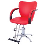 Lucky – Retro Salon Styling Chair – Red Lucky – Retro Salon Styling Chair – Red