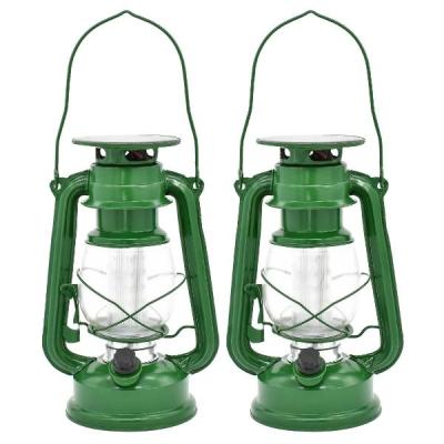 Waco – Solar Lantern / Green Lamp 24cm – Pack of 2 Waco – Solar Lantern / Green Lamp 24cm – Pack of 2