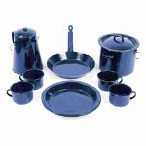 Campfire Enamel Cookware Set 11 Piece Campfire Enamel Cookware Set 11 Piece