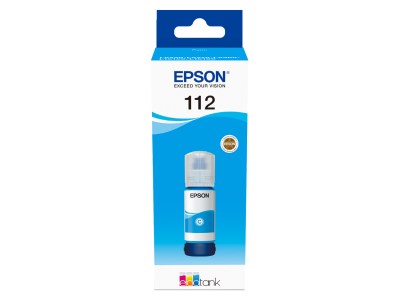 Epson 112 EcoTank Pigment Cyan Ink Bottle Epson 112 EcoTank Pigment Cyan Ink Bottle