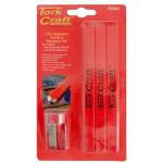 Tork Craft – Carpenters Pencils Including Sharpener – 7 Piece Tork Craft – Carpenters Pencils Including Sharpener – 7 Piece
