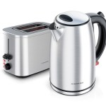 Bennett Read Allure Kettle & Toaster Brushed Stainless Steel Set Bennett Read Allure Kettle & Toaster Brushed Stainless Steel Set