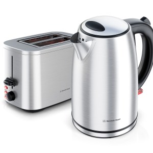 Bennett Read Allure Kettle & Toaster Brushed Stainless Steel Set Bennett Read Allure Kettle & Toaster Brushed Stainless Steel Set