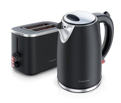 Bennett Read Ebony Allure Matt Black Kettle & Toaster Set Bennett Read Ebony Allure Matt Black Kettle & Toaster Set