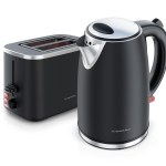 Bennett Read Ebony Allure Matt Black Kettle & Toaster Set Bennett Read Ebony Allure Matt Black Kettle & Toaster Set