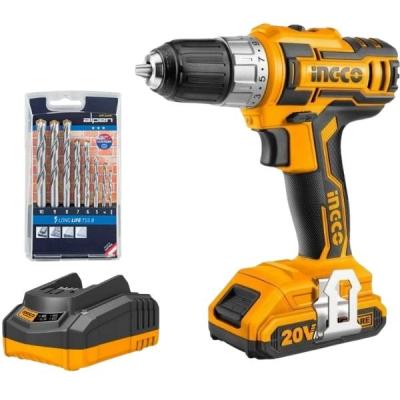 INGCO – Cordless Drill Kit & Alpen Masonry Drill Bit Set (8 Piece) INGCO – Cordless Drill Kit & Alpen Masonry Drill Bit Set (8 Piece)