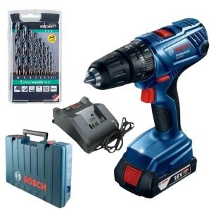 Bosch – Cordless Drill Kit & Alpen Sprint Master Drill Set (10 Piece) Bosch – Cordless Drill Kit & Alpen Sprint Master Drill Set (10 Piece)