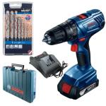 Bosch – Cordless Drill Kit & Alpen Masonry Drill Bit Set (8 Piece) Bosch – Cordless Drill Kit & Alpen Masonry Drill Bit Set (8 Piece)
