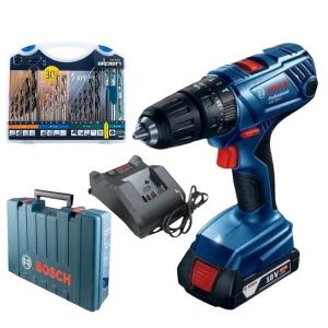 Bosch – Cordless Drill Kit & Alpen Drill & Screwdriver Bit Set (30 Piece) Bosch – Cordless Drill Kit & Alpen Drill & Screwdriver Bit Set (30 Piece)