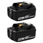 Generic BL1850 Battery for Makita Tools – MK LI 18V (5Ah) – Pack of 2 Generic BL1850 Battery for Makita Tools – MK LI 18V (5Ah) – Pack of 2