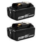 Generic BL1860 Battery for Makita Tools – MK LI 18V (6Ah) – Pack of 2 Generic BL1860 Battery for Makita Tools – MK LI 18V (6Ah) – Pack of 2
