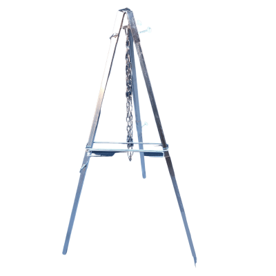 Potjie Pot Campfire Tripod with Chain – Foldable Potjie Pot Campfire Tripod with Chain – Foldable