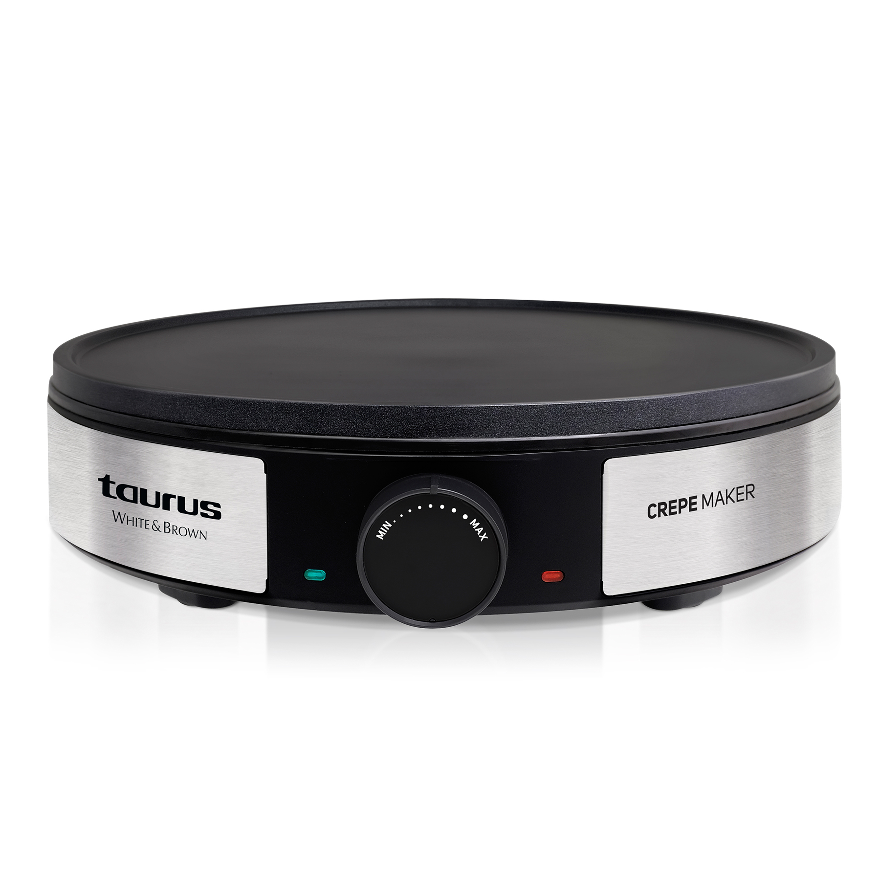 Taurus Crepe Maker Variable Temperature Control Non-Stick Black 30cm 1200W Taurus Crepe Maker Variable Temperature Control Non-Stick Black 30cm 1200W