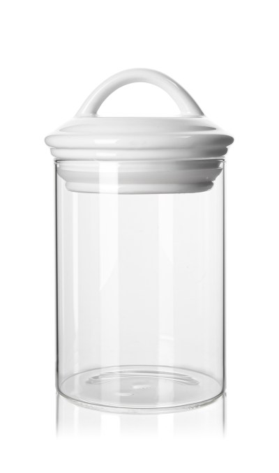 Olala Storage Jar 950ml White Olala Storage Jar 950ml White