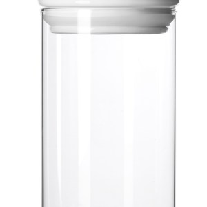 Olala Storage Jar 1300ml White Olala Storage Jar 1300ml White