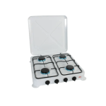 LK’s White Enamel Gas Hotplate – 4 Burner with Lid LK’s White Enamel Gas Hotplate – 4 Burner with Lid
