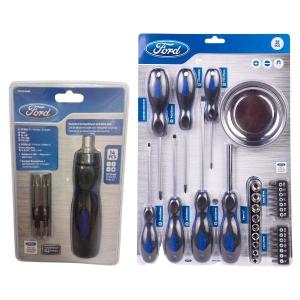 Ford – Ratchet Screwdriver (14 Piece) and Screwdriver Set (31 Piece) – Combo Set Ford – Ratchet Screwdriver (14 Piece) and Screwdriver Set (31 Piece) – Combo Set