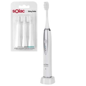 Solac – Electric Toothbrush with 3 x Replacement Brush Heads Solac – Electric Toothbrush with 3 x Replacement Brush Heads