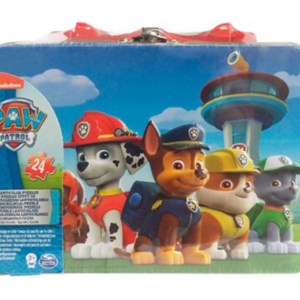 Paw Patrol Lent Puzzle In Mini Tin With Handle Paw Patrol Lent Puzzle In Mini Tin With Handle
