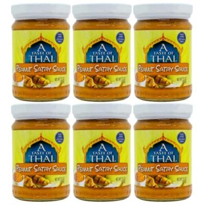 A Taste of Thai – Peanut Satay Sauce 207ml – Pack of 6 A Taste of Thai – Peanut Satay Sauce 207ml – Pack of 6