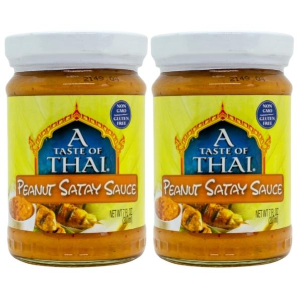 A Taste of Thai – Peanut Satay Sauce 207ml – Pack of 2 A Taste of Thai – Peanut Satay Sauce 207ml – Pack of 2