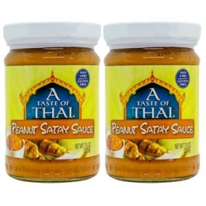 A Taste of Thai – Peanut Satay Sauce 207ml – Pack of 2 A Taste of Thai – Peanut Satay Sauce 207ml – Pack of 2
