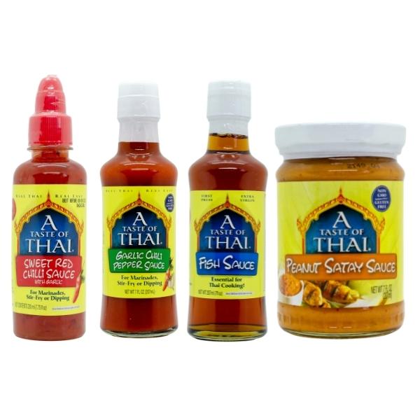 A Taste of Thai – Assorted Thai Sources Combo – Pack of 4 Assorted Sauces A Taste of Thai – Assorted Thai Sources Combo – Pack of 4 Assorted Sauces