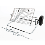 LK’s – Rotisserie – Large Flat Basket and Spit – Chrome LK’s – Rotisserie – Large Flat Basket and Spit – Chrome