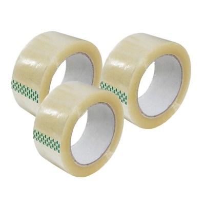 Packaging Tape Clear 48mm x 100m Transparent (Pack of 3) Packaging Tape Clear 48mm x 100m Transparent (Pack of 3)