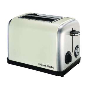 Russell Hobbs Cream 2 Slice Toaster – White Russell Hobbs Cream 2 Slice Toaster – White