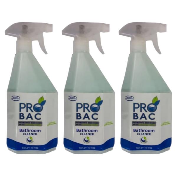 Probac – Bathroom Cleaner Probiotic Enriched 750ml – Pack of 3 Probac – Bathroom Cleaner Probiotic Enriched 750ml – Pack of 3