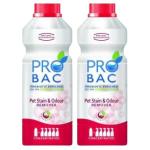 Probac – Pet Stain & Odour Remover 1L – Concentrated – Pack of 2 Probac – Pet Stain & Odour Remover 1L – Concentrated – Pack of 2