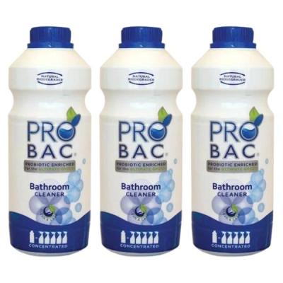 Probac – Bathroom Cleaner 1L – Concentrated – Pack of 3 Probac – Bathroom Cleaner 1L – Concentrated – Pack of 3