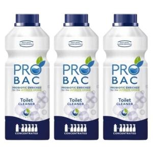 Probac – Toilet Cleaner 1L – Concentrated – Pack of 3 Probac – Toilet Cleaner 1L – Concentrated – Pack of 3
