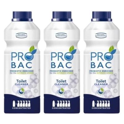 Probac – Toilet Cleaner 1L – Concentrated – Pack of 3 Probac – Toilet Cleaner 1L – Concentrated – Pack of 3