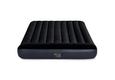Intex Queen Pillow Rest Classic Airbed With Fiber-Tech & Built In Pump Intex Queen Pillow Rest Classic Airbed With Fiber-Tech & Built In Pump