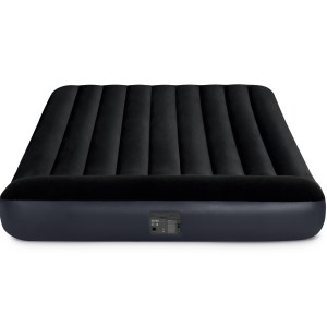 Intex Queen Pillow Rest Classic Airbed With Fiber-Tech & Built In Pump Intex Queen Pillow Rest Classic Airbed With Fiber-Tech & Built In Pump