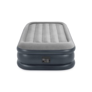 Intex Twin Deluxe Pillow Rest Airbed With Fiber-Tech & Built In Pump Intex Twin Deluxe Pillow Rest Airbed With Fiber-Tech & Built In Pump