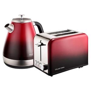 Russell Hobbs – Kettle & Toaster Ombre Red Breakfast Pack Russell Hobbs – Kettle & Toaster Ombre Red Breakfast Pack