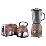 Russell Hobbs – African Styled Toaster, Kettle and Glass Jug Blender Set Russell Hobbs – African Styled Toaster, Kettle and Glass Jug Blender Set