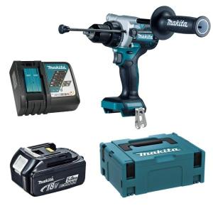 Makita – Impact Drill 18V DHP486ZJ, 5.0Ah Battery, Charger and Carry Case Makita – Impact Drill 18V DHP486ZJ, 5.0Ah Battery, Charger and Carry Case