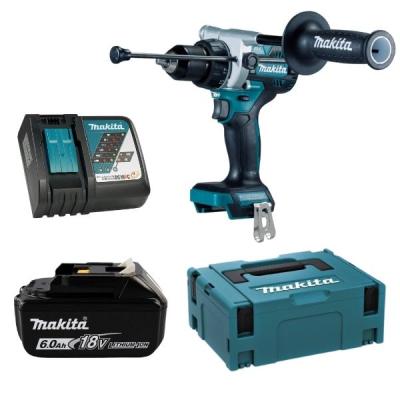 Makita – Impact Drill 18V DHP486ZJ, 6.0Ah Battery, Charger and Carry Case Makita – Impact Drill 18V DHP486ZJ, 6.0Ah Battery, Charger and Carry Case