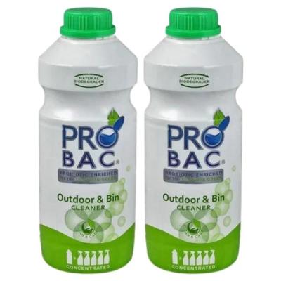 Probac – Outdoor and Bin Cleaner 1L – Concentrated – Pack of 2 Probac – Outdoor and Bin Cleaner 1L – Concentrated – Pack of 2
