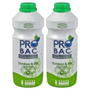 Probac – Outdoor and Bin Cleaner 1L – Concentrated – Pack of 2 Probac – Outdoor and Bin Cleaner 1L – Concentrated – Pack of 2