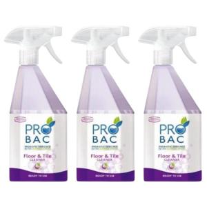 Probac – Floor and Tile Cleaner 750ml – Pack of 3 Probac – Floor and Tile Cleaner 750ml – Pack of 3